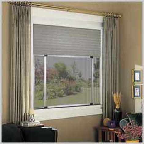 ZANZARIERA A PANNELLO ESTENSIBILE cm 40x50 - col. Marrone