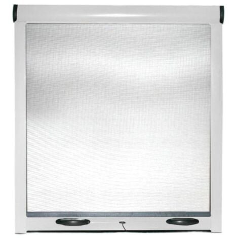 Zanzariera a rullo bianca per finestra con frizione in kit riducibile  100x170 cm