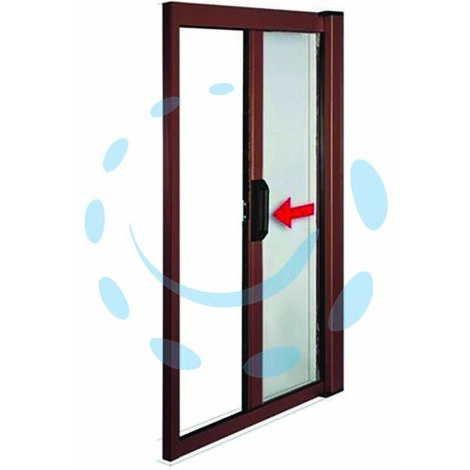 ZANZARIERA A RULLO LATERALE CHIUSURA A GANCIO COLORE MARRONE cm.150x250h SANGIORGIO