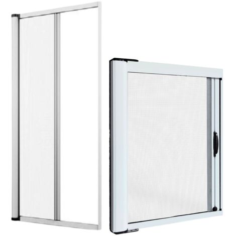 Zanzariera a rullo orizzontale per porta e balcone 150X250 avvolgibile - COLORE: BIANCO