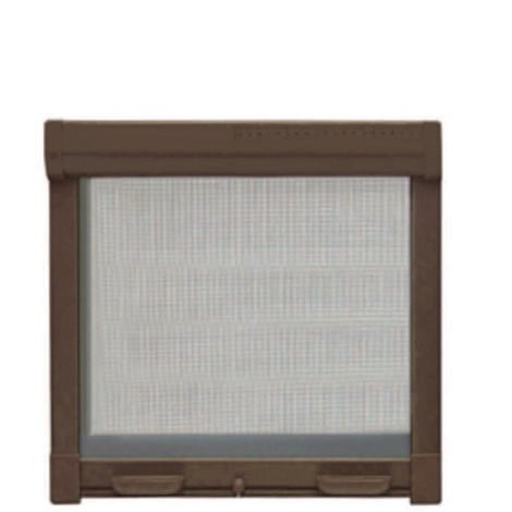 Zanzariera a rullo verticale con frizione colore marrone - cm. 80x160h.
