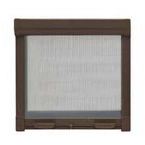 ZANZARIERA A RULLO VERTICALE CON FRIZIONE COLORE MARRONE - CM.80X160H.