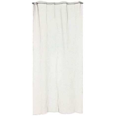 Zanzariera a tenda irs e drop per porte e finestre bianco poliestere 150x250 cm