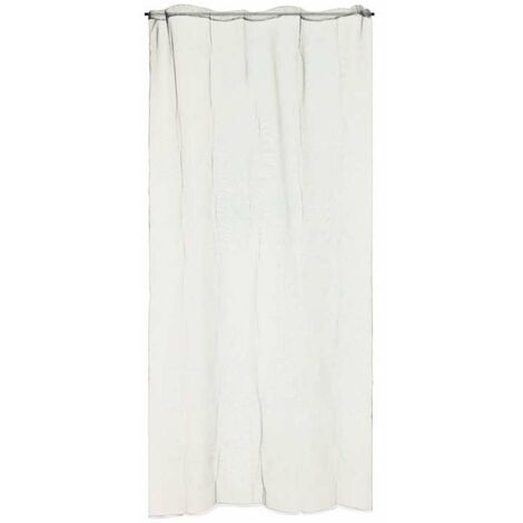 Zanzariera a tenda irs e drop per porte e finestre bianco poliestere 150x250 cm