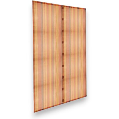Zanzariera a tenda magnetica 140x250 cm per esterno e interno - Arancione