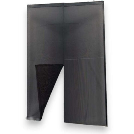 Zanzariera adesiva per finestre nera in poliestere - 140x250 cm