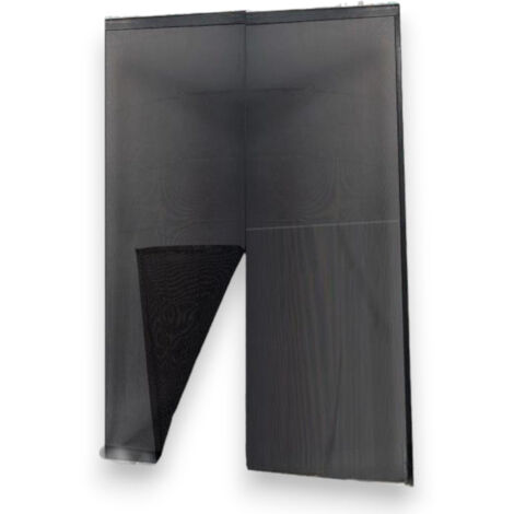 Zanzariera adesiva per finestre nera in poliestere - 150x180 cm