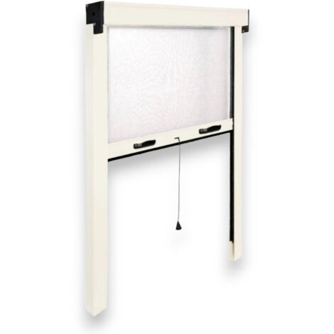 Zanzariera avvolgibile verticale per esterno e interno 140x250 cm -  Bianco