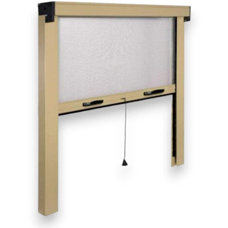 Zanzariera avvolgibile verticale per esterno e interno 80x160 cm - Bronzo