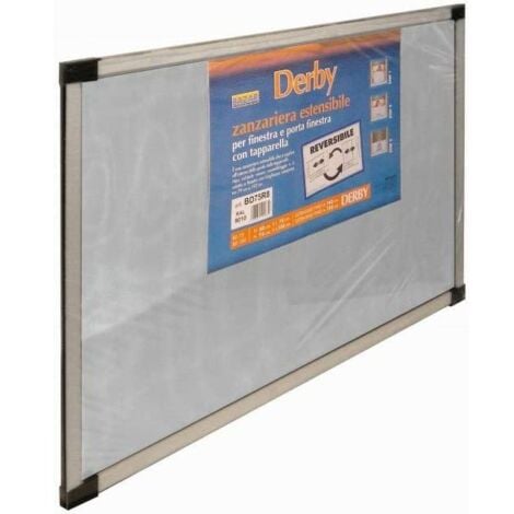 ZANZARIERA DERBY CM 100X70 ARGENTO