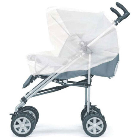 zanzariera Ecco baby riflettente per passeggino passeggini con rete in poliestere bianco