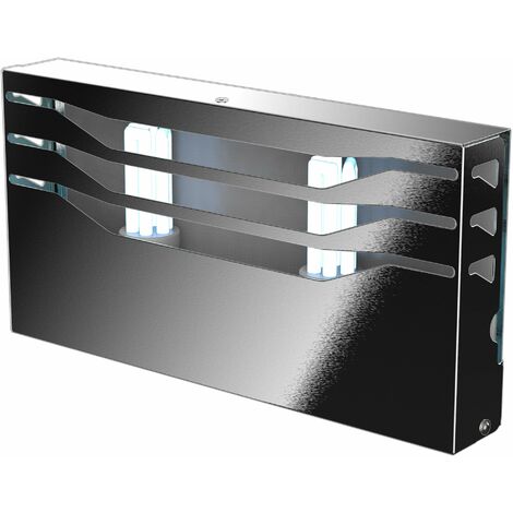 Zanzariera Elettrica 2 Lampade 40W con Pannello Collante Moel Mo-Light 310A