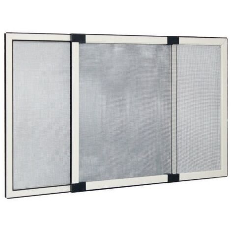 ZANZARIERA ESTENSIBILE 50X70CM AVORIO RAL 1013.