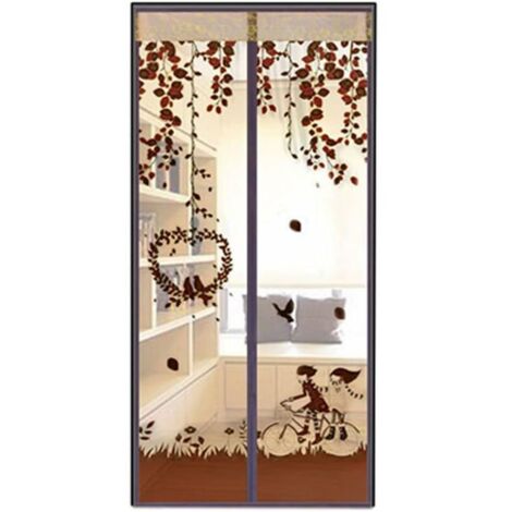 Zanzariera estiva zanzariera zanzariera magnetica tenda a mosca (90 x 210 cm)