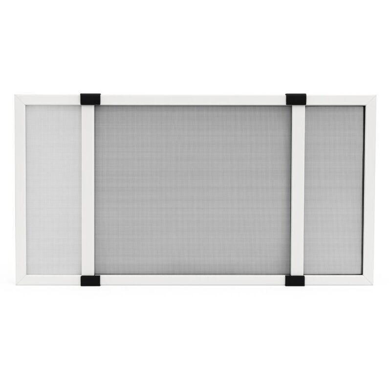 Zanzariera Fibra Di Vetro Con Telaio Estensibile Alluminio H50x70 1...