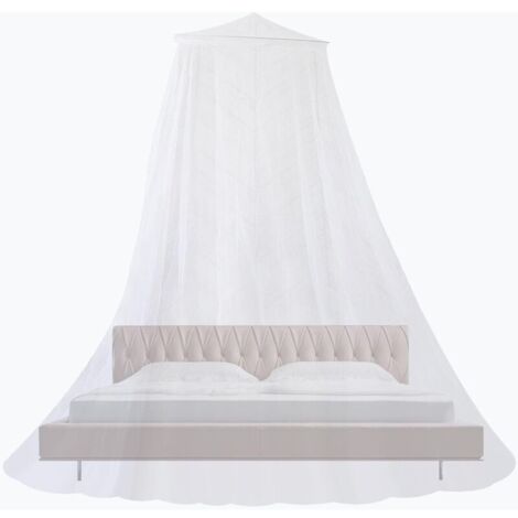 Zanzariera grande KZQ per lettino per bambini, per interni ed esterni, facile da installare, adatta per culla, singola o matrimoniale, bianca, 60 x 250 x 900 cm.