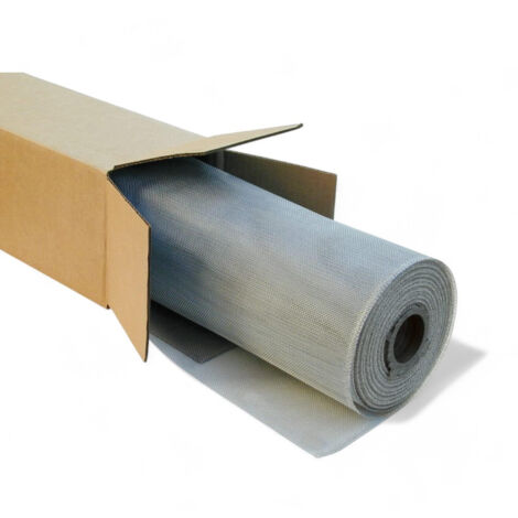 Zanzariera in alluminio 30.5 mt. extra resistente con maglia 18x16 perfetta per protezione insetti e durata - 100 cm