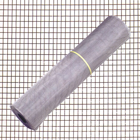 Zanzariera In Alluminio Tessuto 18x14/100 Rotolo 30 Metri