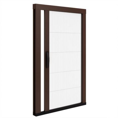 Zanzariera in kit da taglio Plisse colore Marrone 8014 160x210h