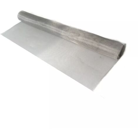 zanzariera in rotolo alluminio colore grigio, 100x250 cm