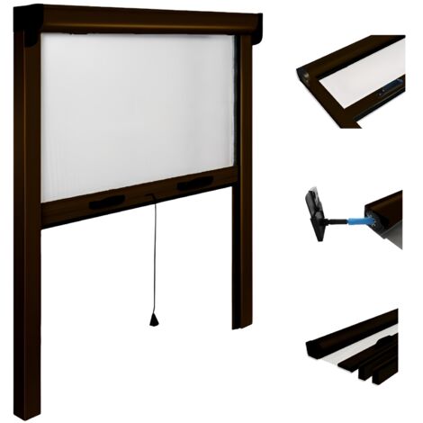 ZANZARIERA IRS OPERA 140X160 CM VERTIC MARRONE