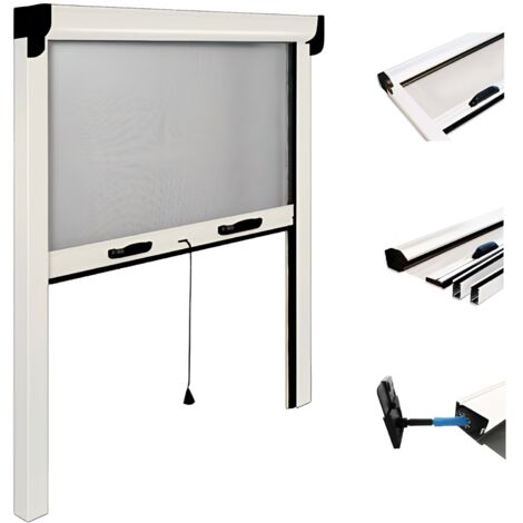 ZANZARIERA IRS OPERA 140X160 CM VERTICALE BIANCO