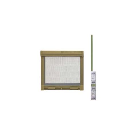 ZANZARIERA KIT A MOLLA FRIZIONATA COLORE BRONZO cm. 80x170h.    VETTE