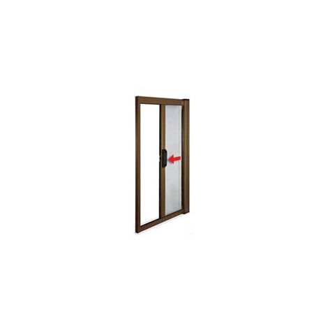 Zanzariera Kit A Molla Frizionata Colore Bronzo cm.160x250h. x porta finestra con avvolg. laterale