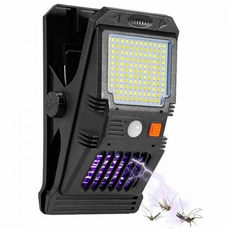 Zanzariera Lampada faretto luce solare da giardino 128 led SMD W7104-1