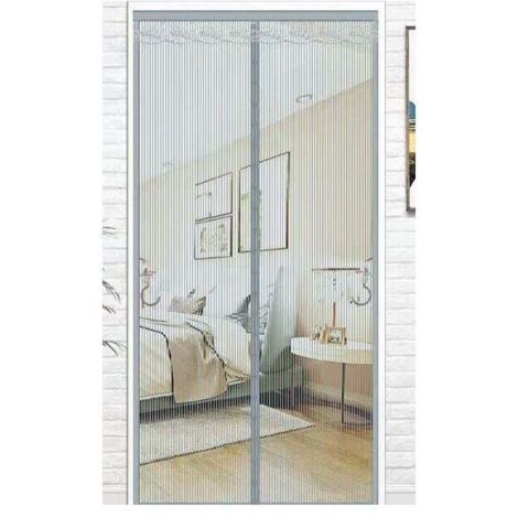 Zanzariera magnetica 160 x 220 cm, tenda zanzariera con chiusura automatica per balcone, soggiorno, terrazza