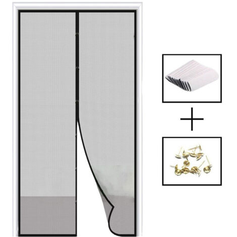 Zanzariera magnetica per finestre 120 x 210 cm, zanzariera magnetica, tende zanzariera non forate, zanzariera magnetica per porte e finestre