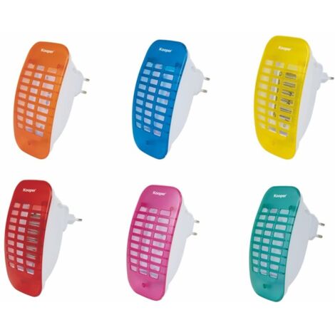 Zanzariera mosquitera 3w, presa a muro, 6 colori assortiti