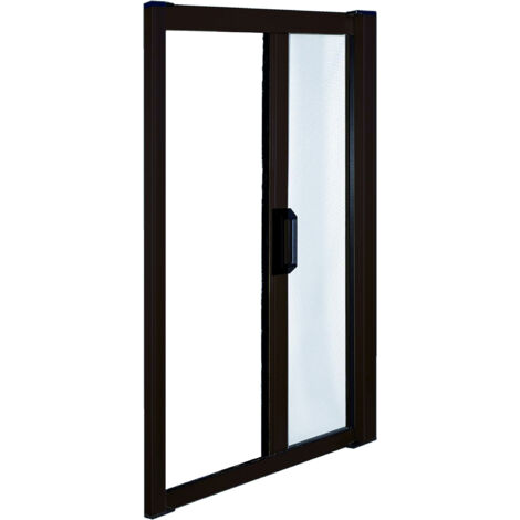ZANZARIERA ORIZZONTALE IN KIT col. Marrone (RAL 8017) cm. 140x240