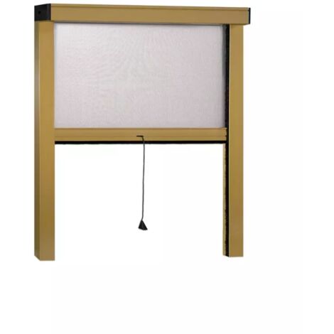 zanzariera per finestre bronzo slim, 120x160 cm