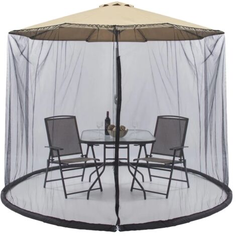 zanzariera per ombrellone eurogarden con zip 3x3 m