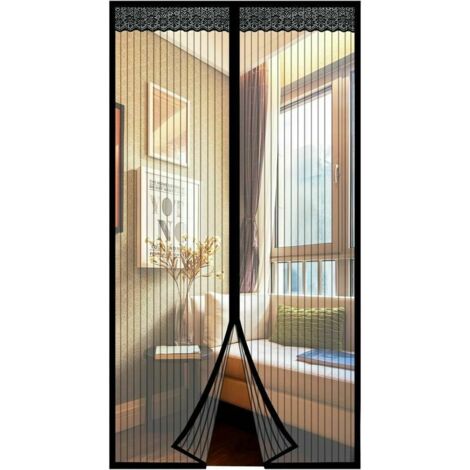 Zanzariera per porta Tenda magnetica antizanzara Tenda per porta con chiusura magnetica senza perforazione per porta del balcone, porta della cantina, porta del terrazzo