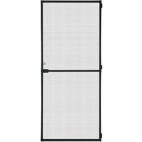 Zanzariera pieghevole per porta action Antracite 100x210cm