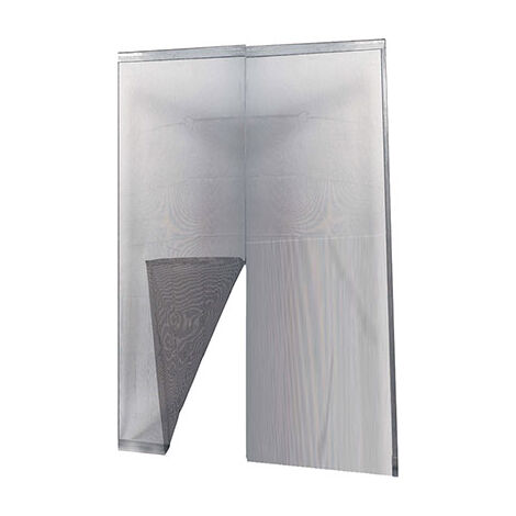 ZANZARIERA PORTA A STRAPPO EFFE POLIESTERE GRIGIO CM 150 H.CM 250