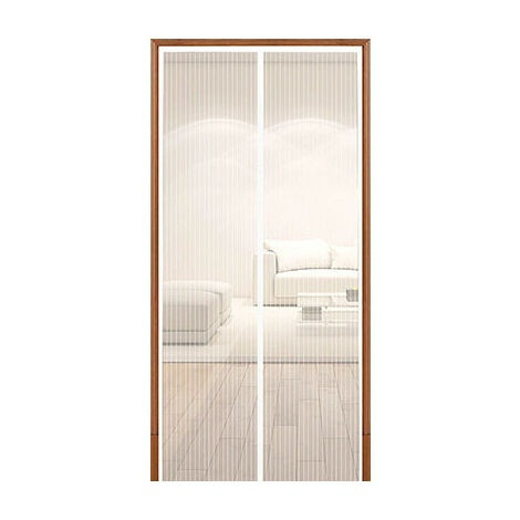 Zanzariera magnetica bianca per porta 130x220 cm nastro biad