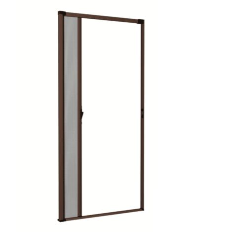 ZANZARIERA RULLO LATERALE PORTA FINESTRA RIDUCIBILE FRIZIONE 115X230 MARRONE 0986