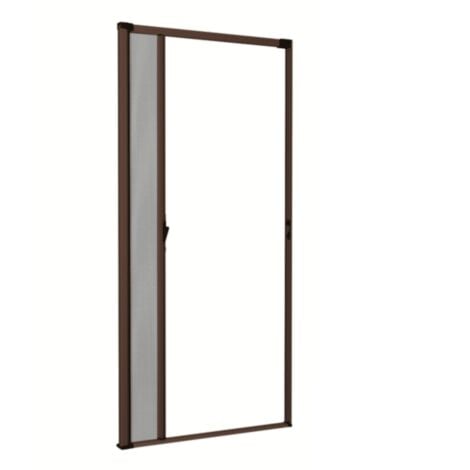 ZANZARIERA RULLO LATERALE PORTA FINESTRA RIDUCIBILE FRIZIONE 160X250 MARRONE 0986