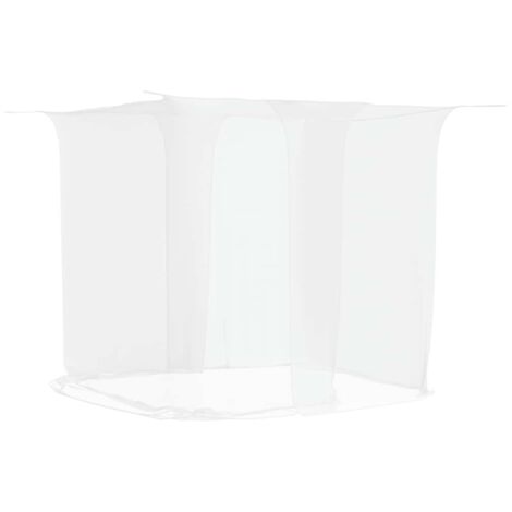 Zanzariera Sospesa 156 Rete Bianca 220x180x180 cm vidaXL
