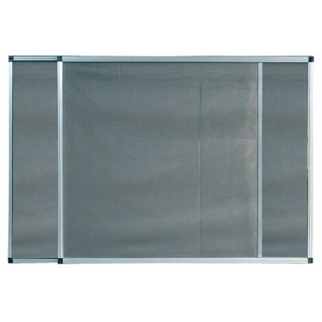 ZANZARIERA TELAIO ESTENSIBILE ORIENTABILE GRIGIO 75X100CM MAURER FIBRA