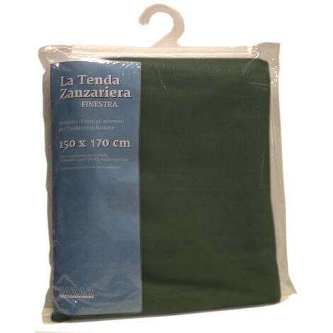 Zanzariera tenda 150x170 verde x finestre - medal