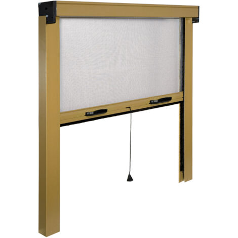 ZANZARIERA VERTICALE IN KIT col. Bronzo cm. 80x170