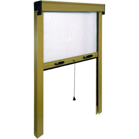 ZANZARIERA VERTICALE IN KIT col. Bronzo cm.100x240