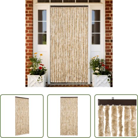 Zanzariera - Zanzariera Beige 90x200 cm Ciniglia
