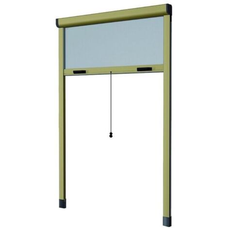 Zanzariere Alluminio Hu-Firma Verticale Bianco cm.120x170