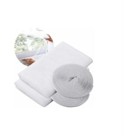 Zanzariere per finestre, Insect Stop Standard Zanzariera per finestre, Rete per finestre, con 2 rotoli di strisce autoadesive, 2 confezioni, 150 cm x 200 cm