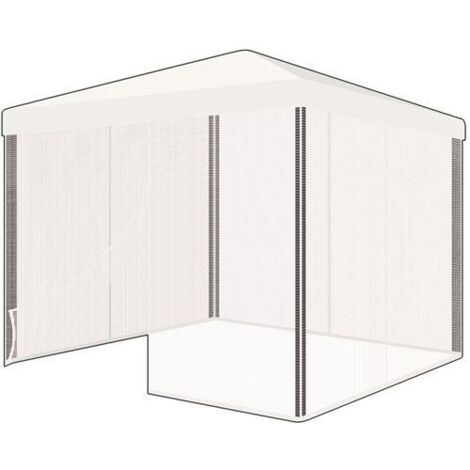 ZANZARIERE PER GAZEBO COMPONIBILE 300X300X200 BIANCO